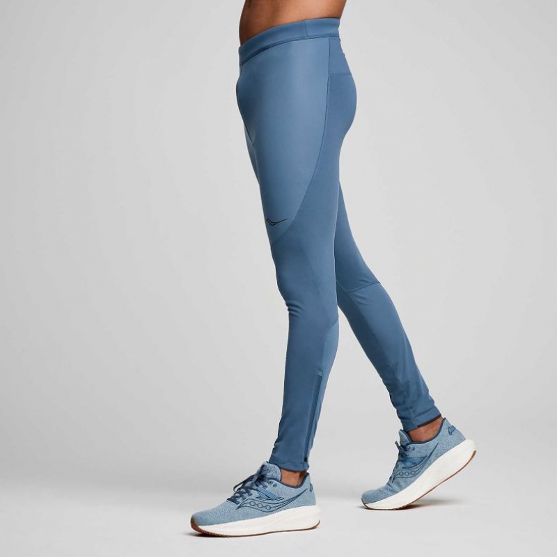 Blue Men's Saucony Runshield Tight | AUSTRALIA-FKJBS