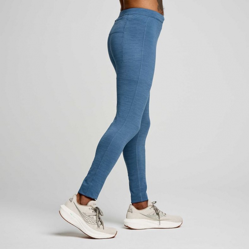 Blue Men's Saucony Solstice Tight | AUS-WIZPA