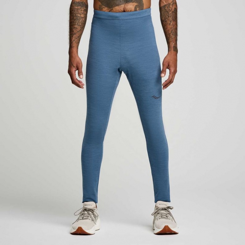 Blue Men\'s Saucony Solstice Tight | AUS-WIZPA