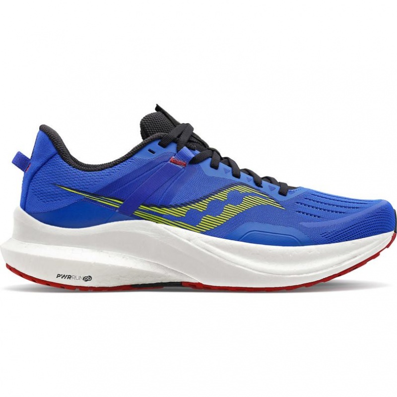 Blue Men\'s Saucony Tempus Running Shoes | AUS-JLRZT