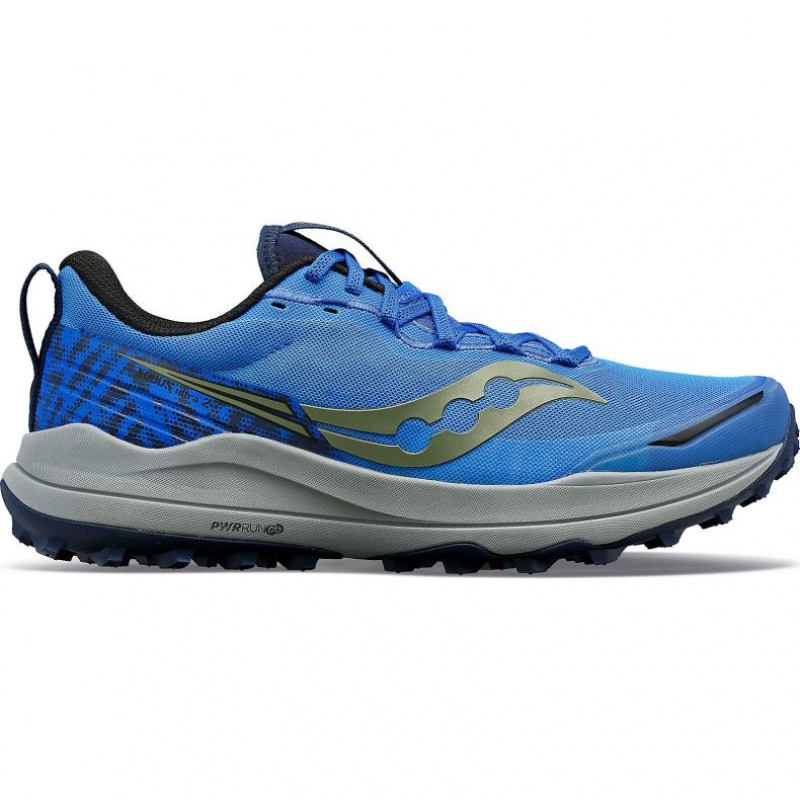 Blue Men\'s Saucony Xodus Ultra 2 Trail Running Shoes | AUSTRALIA-WTOKA