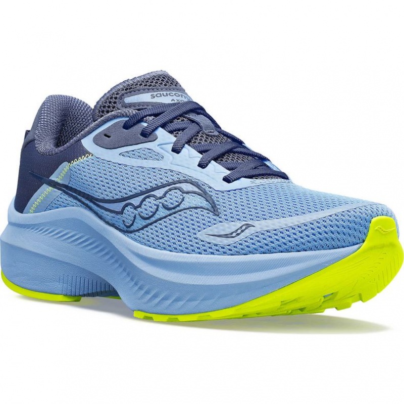 Blue Women's Saucony Axon 3 Running Shoes | AUS-KARDV