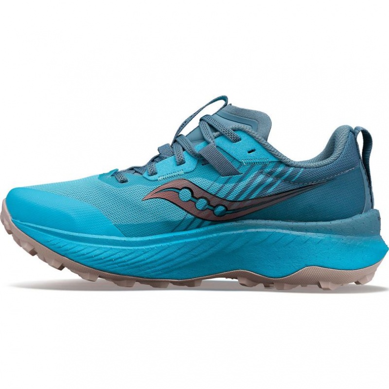 Blue Women's Saucony Endorphin Edge Trail Running Shoes | AUS-YGKPC