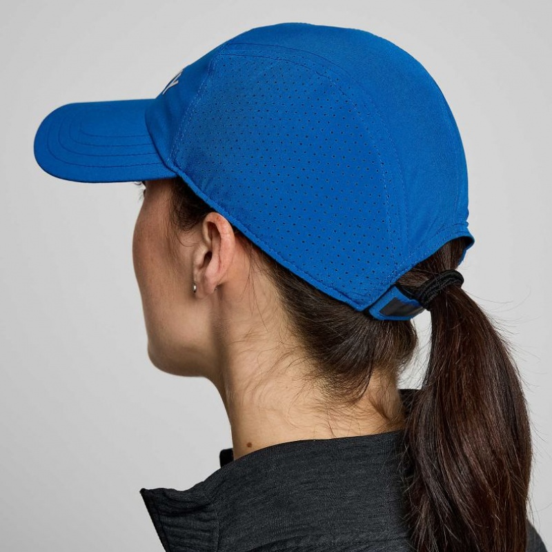 Blue Women's Saucony Outpace Hat | AUSTRALIA-WUPIR