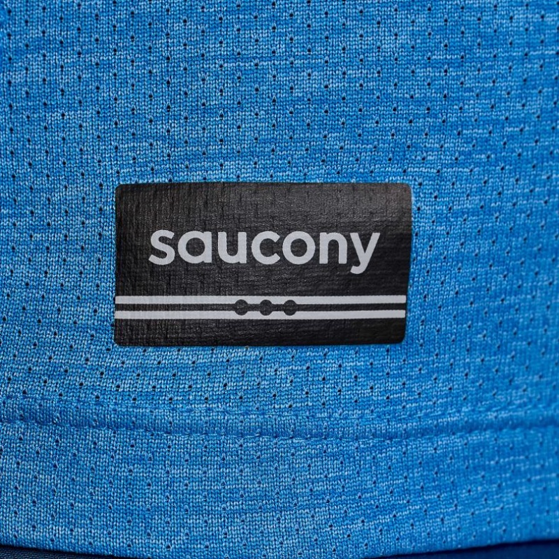 Blue Women's Saucony Stopwatch Singlet | AUS-DFMAW