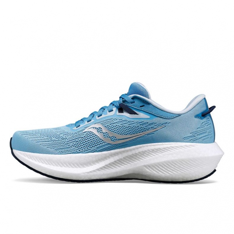 Blue Women's Saucony Triumph 21 Running Shoes | AUSTRALIA-XPTKM