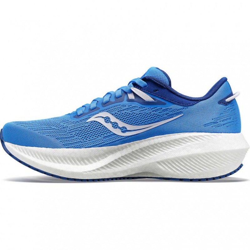 Blue Women's Saucony Triumph 21 Running Shoes | AUS-GQNOD