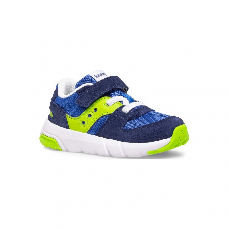 Blue / Green Little Kids' Saucony Jazz Lite 2.0 Sneaker | AUS-GJRLH