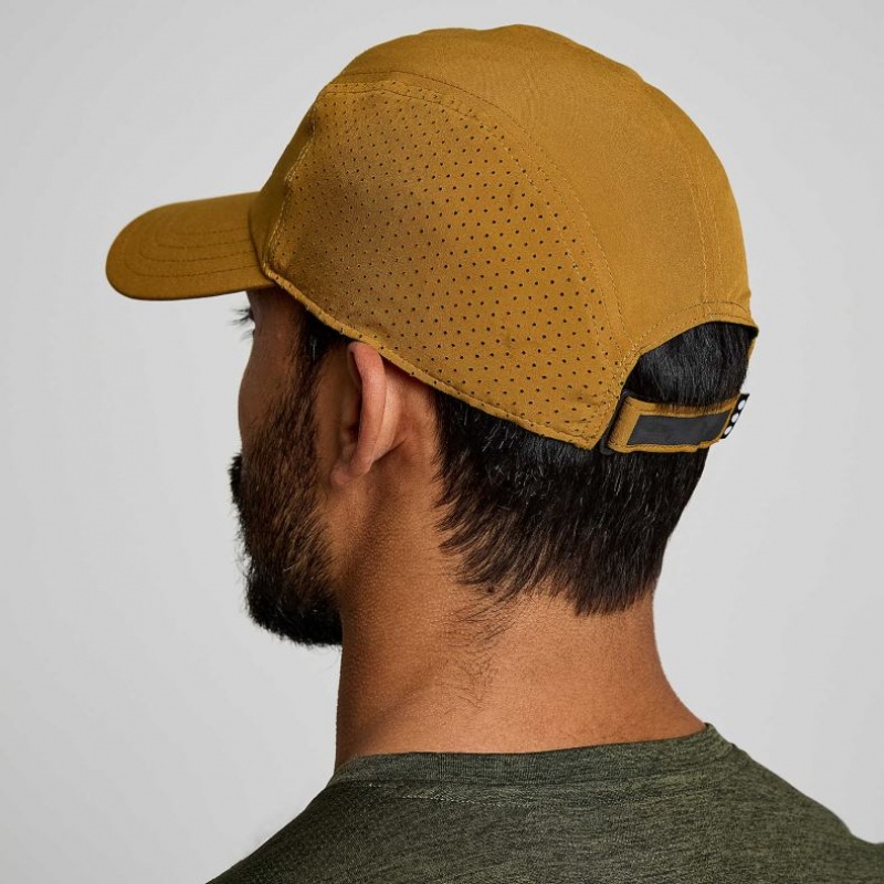 Brown Men's Saucony Outpace Hat | AUS-UMVGD