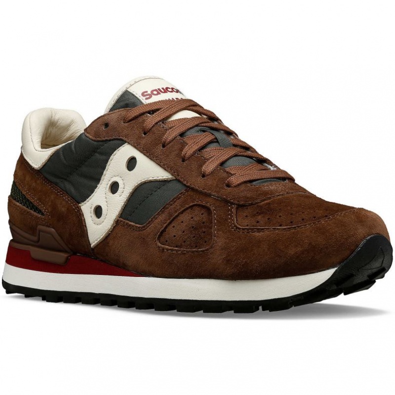 Brown Men's Saucony Shadow Original Premium Trainer | AUS-QKIAL