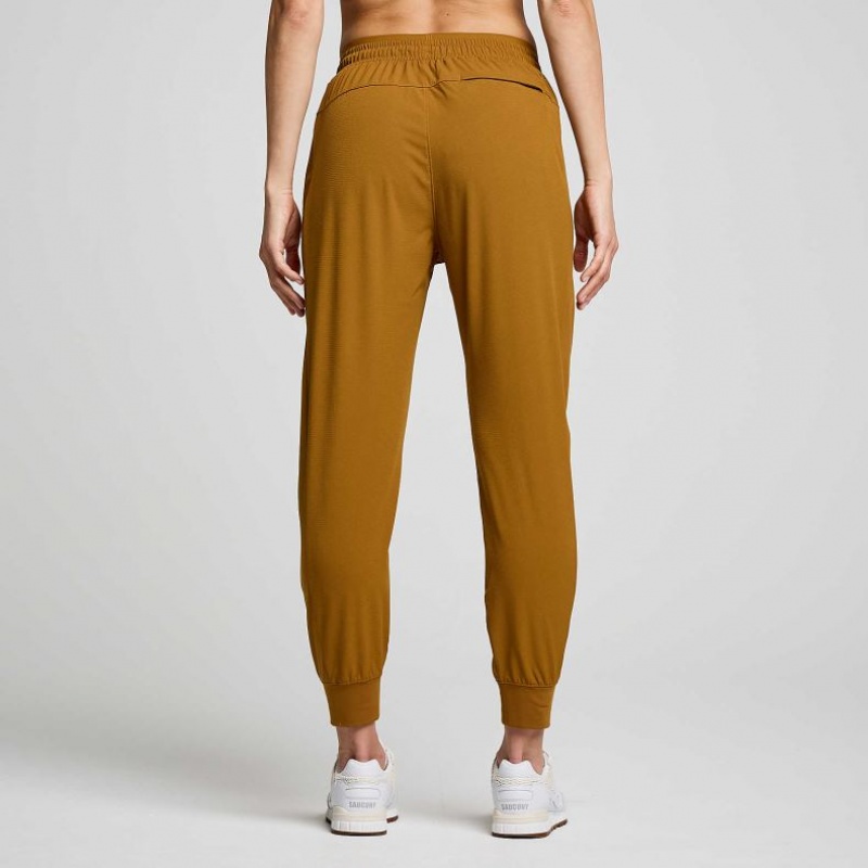 Brown Women's Saucony Boston Woven Jogger | AUSTRALIA-YDPGN