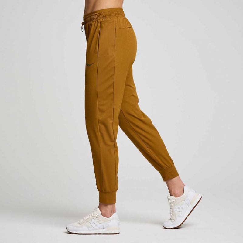 Brown Women's Saucony Boston Woven Jogger | AUSTRALIA-YDPGN