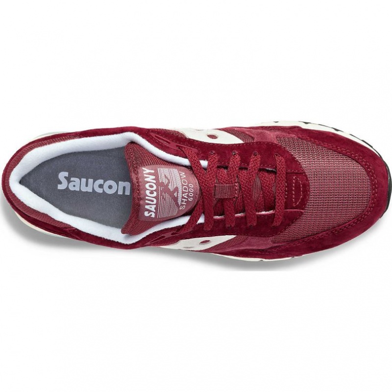 Burgundy Men's Saucony Shadow 6000 Trainer | AUS-LPFNS