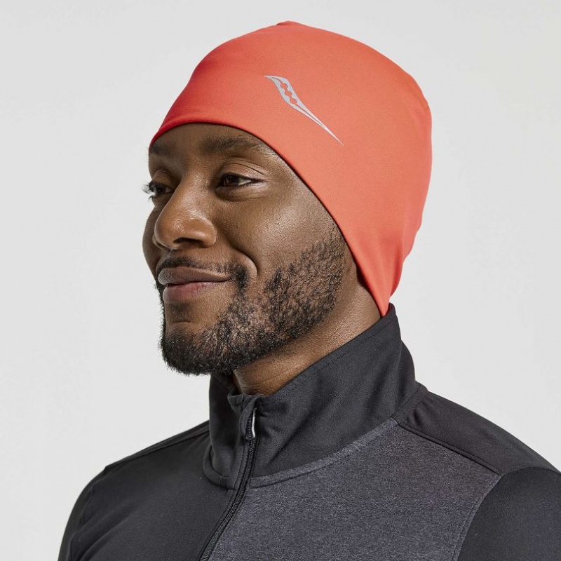 Coral Men\'s Saucony Solstice Beanie | AUSTRALIA-IVTSH