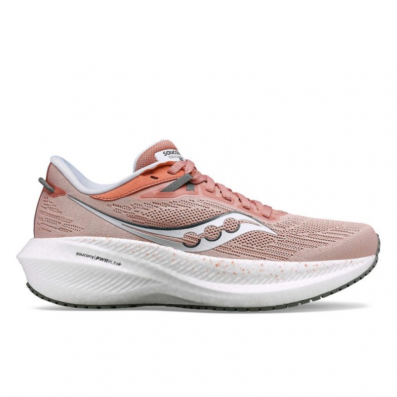 Coral Women\'s Saucony Triumph 21 Running Shoes | AUS-VXTLN