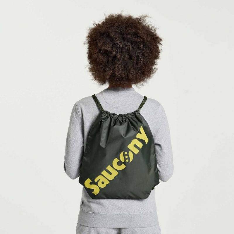 Dark Green Women\'s Saucony String Bag | AUSTRALIA-YQBPR