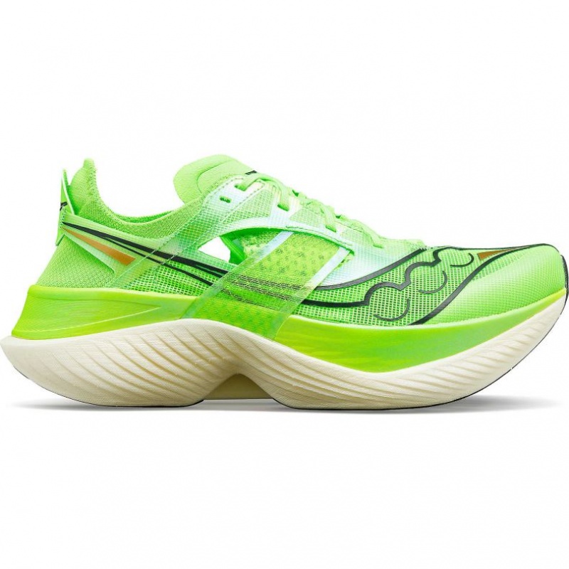 Green Men\'s Saucony Endorphin Elite Running Shoes | AUSTRALIA-YVFNK