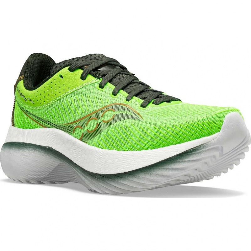 Green Men's Saucony Kinvara Pro Running Shoes | AUS-OELJQ