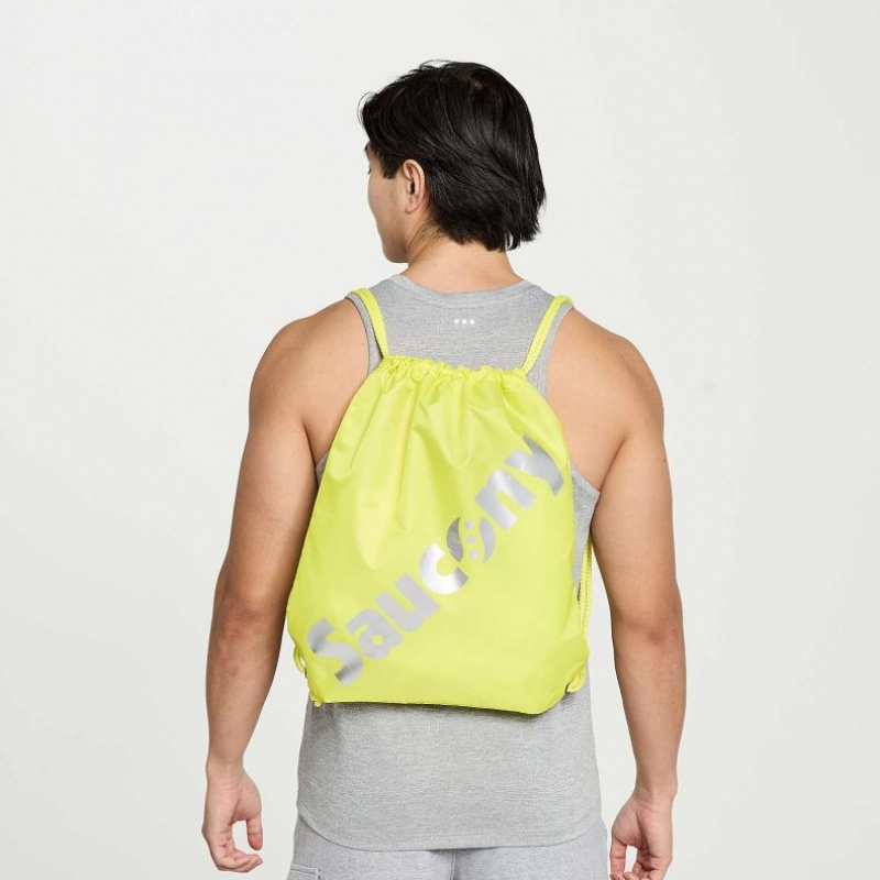 Green Men\'s Saucony String Bag | AUSTRALIA-MRFJO