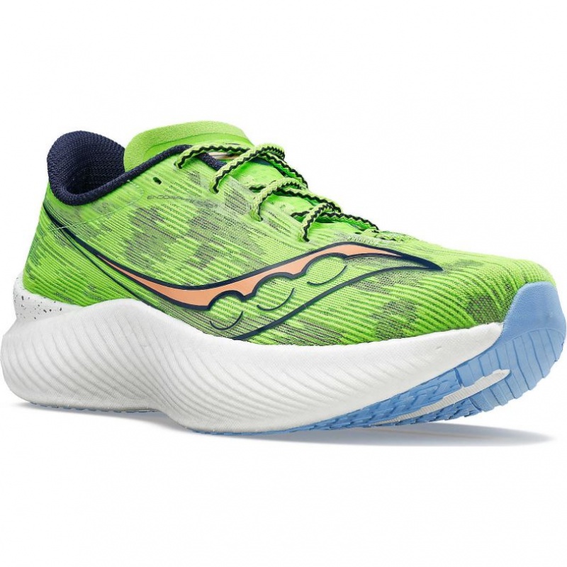 Green Women's Saucony Endorphin Pro 3 Running Shoes | AUS-ITCXG