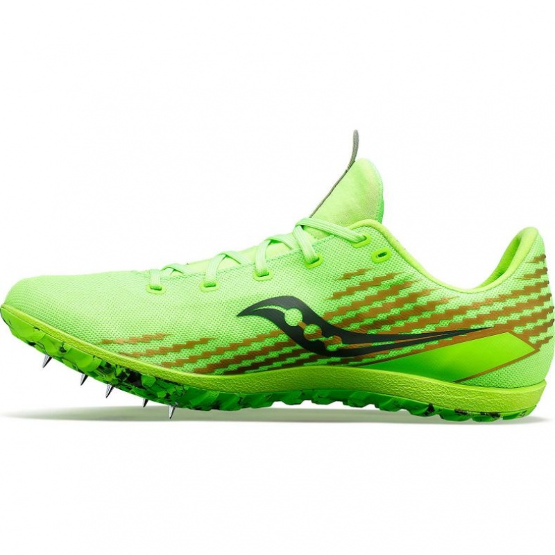 Green Women's Saucony Havok XC 3 Flat Running Shoes | AUS-JTDWV