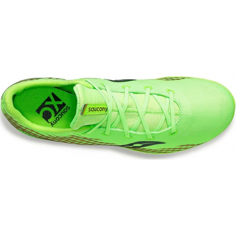 Green Women's Saucony Havok XC 3 Flat Running Shoes | AUS-JTDWV