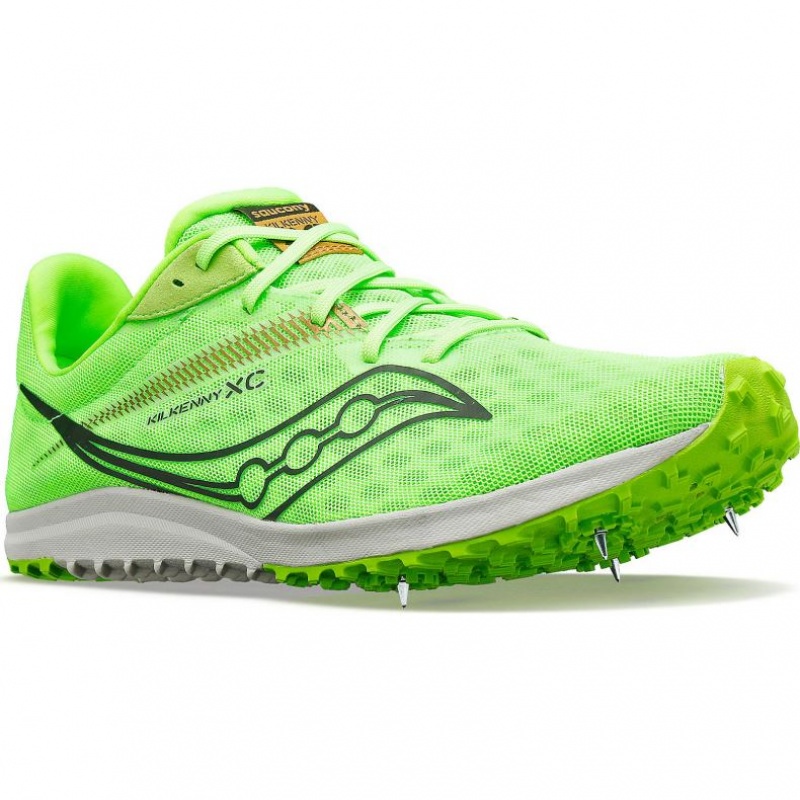 Green Women's Saucony Kilkenny XC9 Spikes | AUSTRALIA-YXNDW