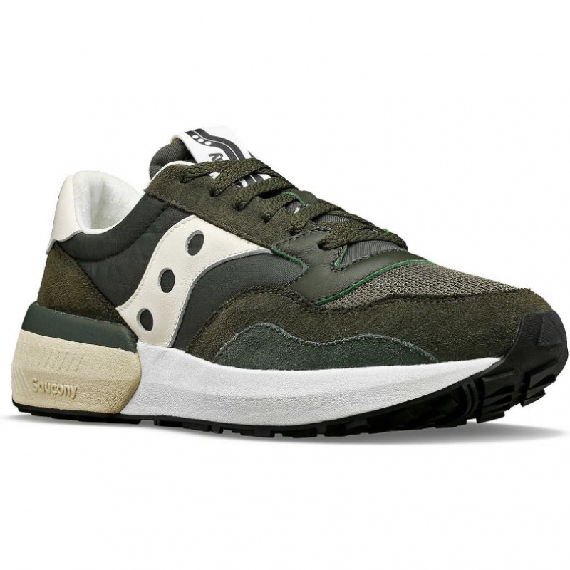 Green / Cream Women's Saucony Jazz NXT Trainer | AUS-XMJFO