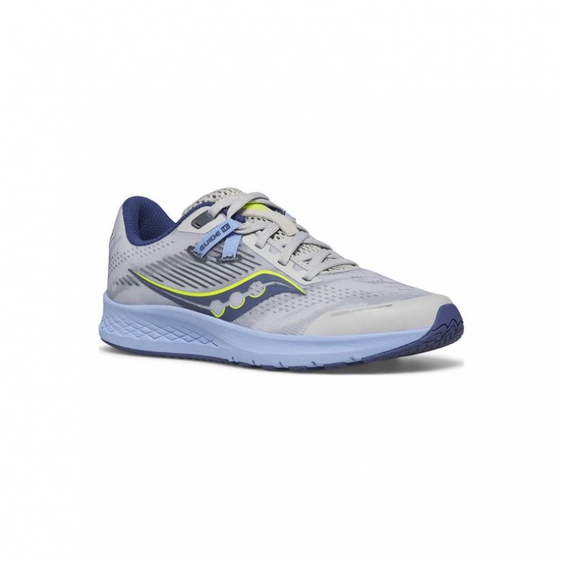 Grey Big Kids' Saucony Guide 16 Sneaker | AUS-QBZNP