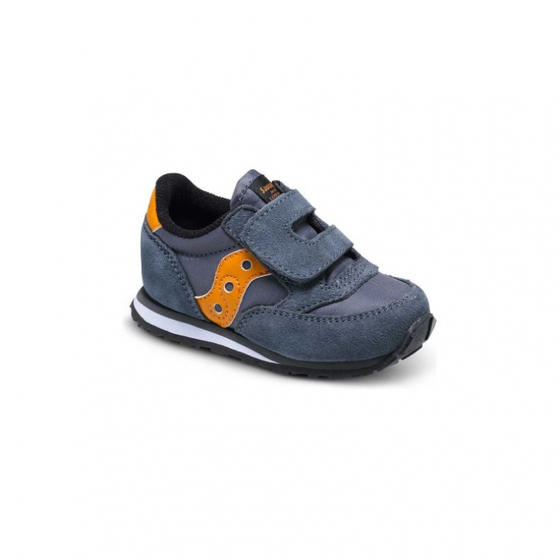 Grey Little Kids' Saucony Baby Jazz Hook & Loop Sneaker | AUSTRALIA-TNEJY