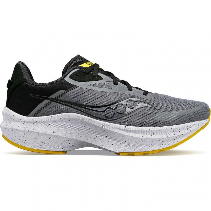 Grey Men\'s Saucony Axon 3 Running Shoes | AUS-AHGVO