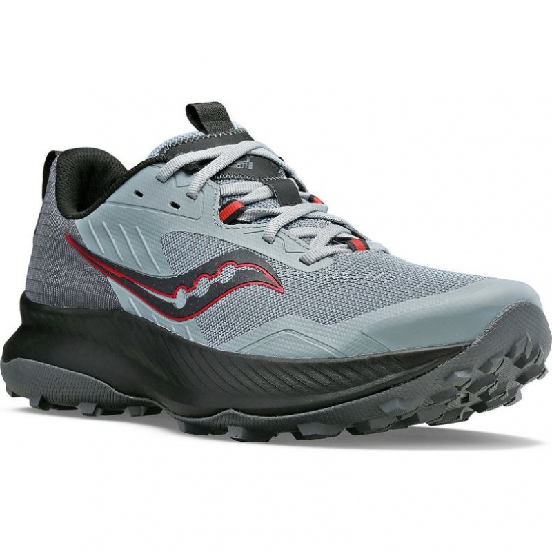 Grey Men's Saucony Blaze TR Trail Running Shoes | AUSTRALIA-TMDQN