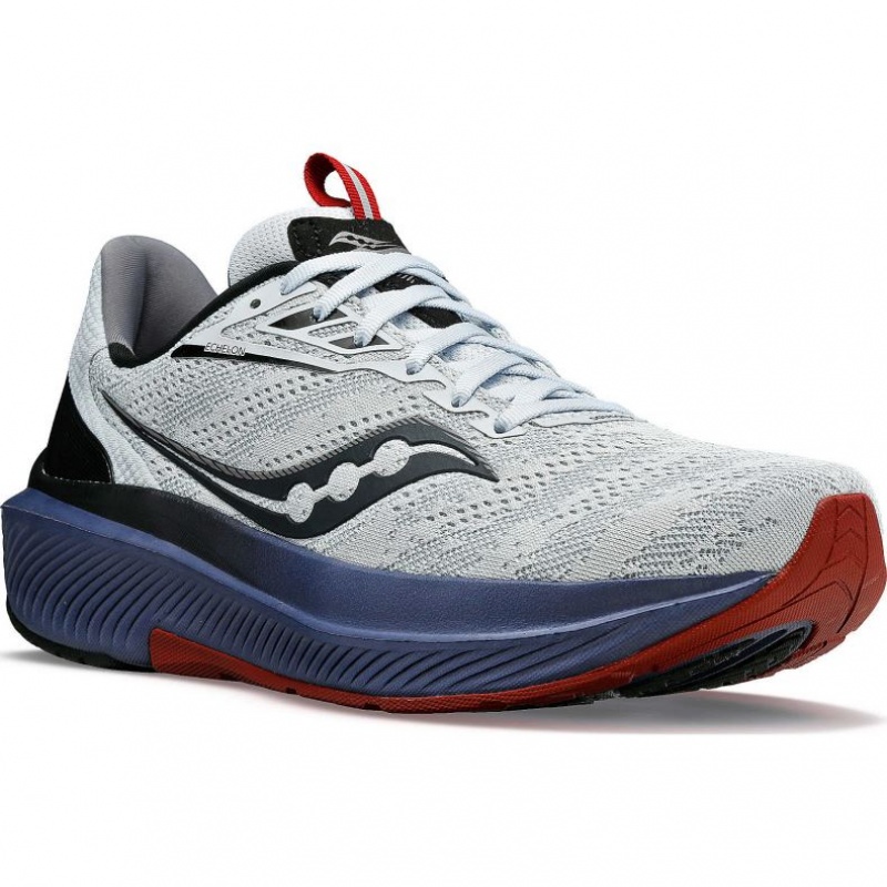 Grey Men's Saucony Echelon 9 Running Shoes | AUS-TLGOP