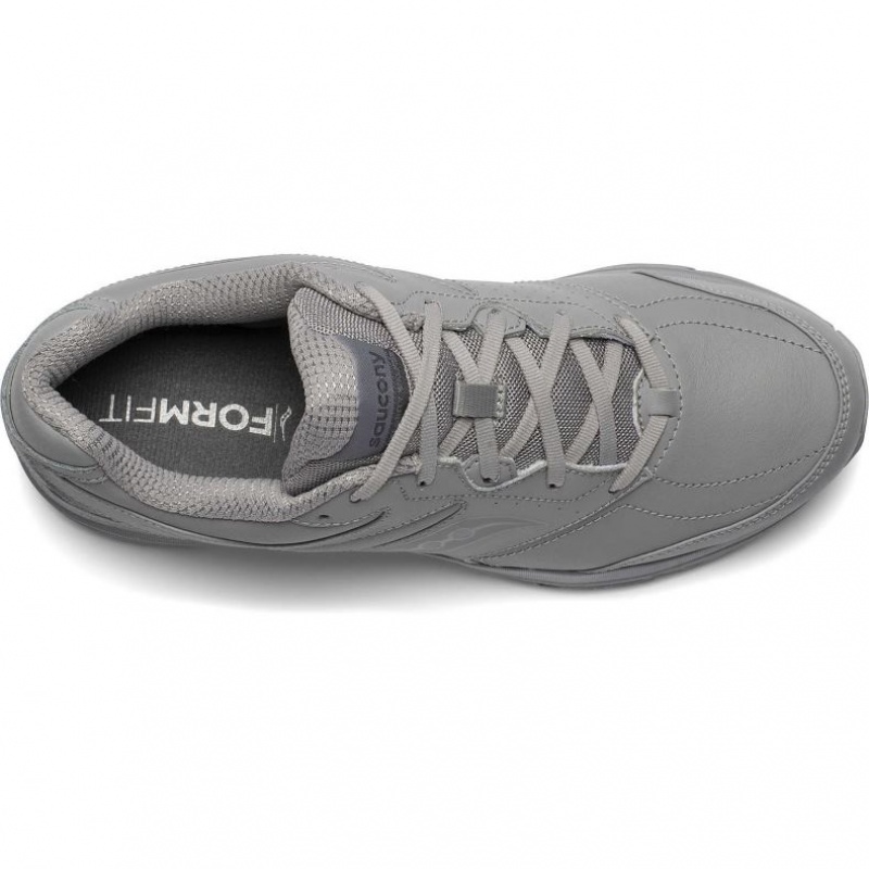 Grey Men's Saucony Integrity Walker 3 Wide Running Shoes | AUS-DVHTZ