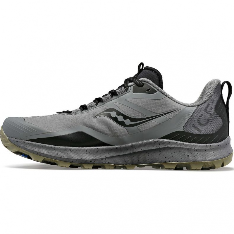 Grey Men's Saucony Peregrine ICE+ 3 Trail Running Shoes | AUS-AWZRI