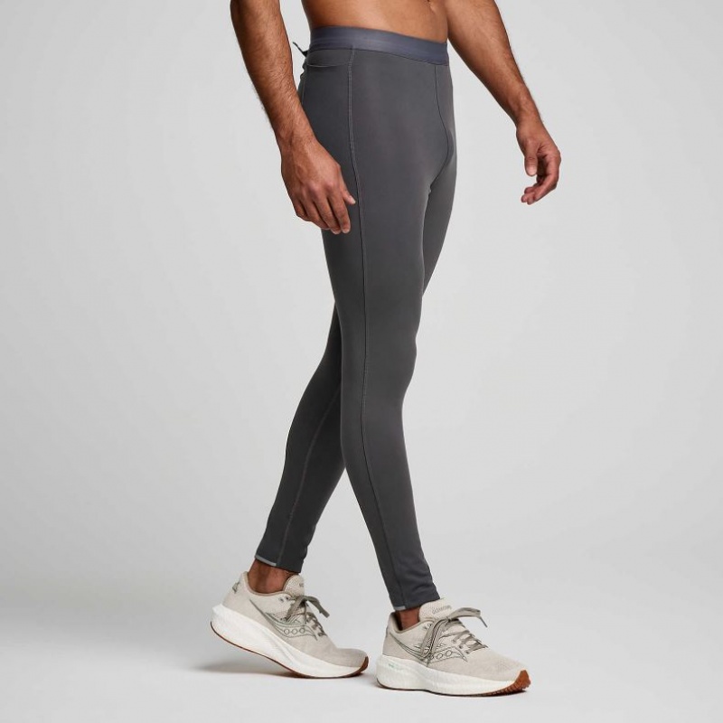 Grey Men's Saucony Solstice Tight | AUSTRALIA-QLWNH