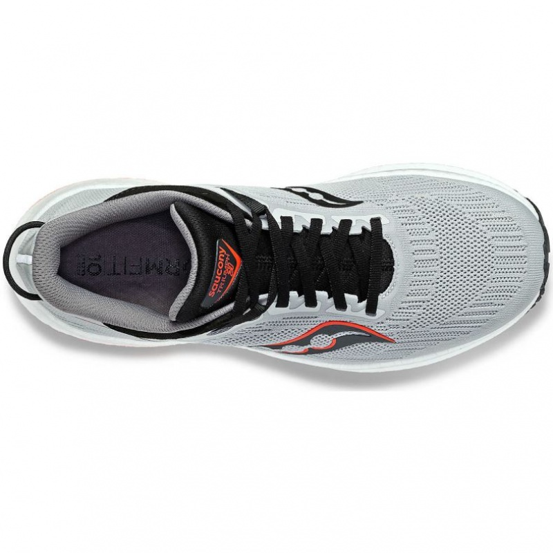 Grey Men's Saucony Triumph 21 Wide Running Shoes | AUS-HZLEG