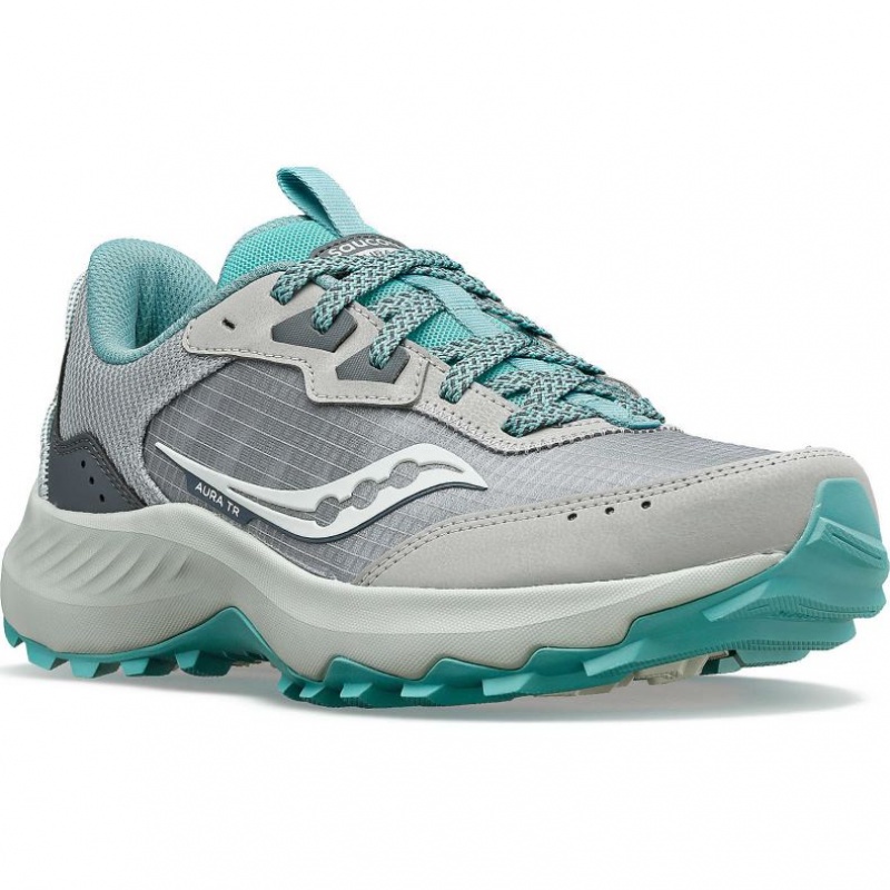 Grey Women's Saucony Aura TR Trail Running Shoes | AUSTRALIA-FLXDT