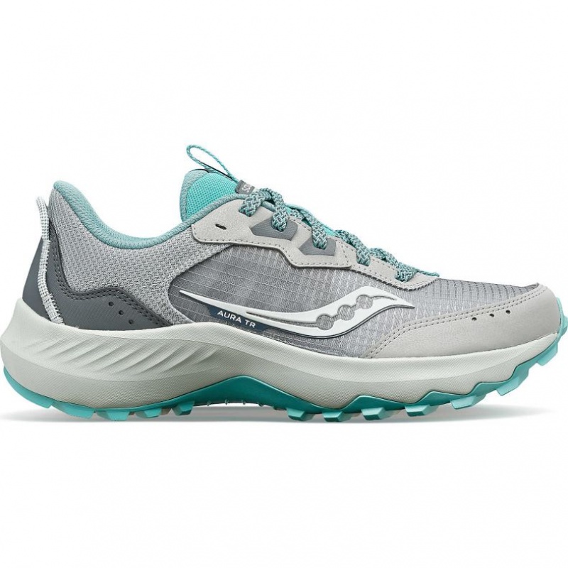 Grey Women\'s Saucony Aura TR Trail Running Shoes | AUSTRALIA-FLXDT