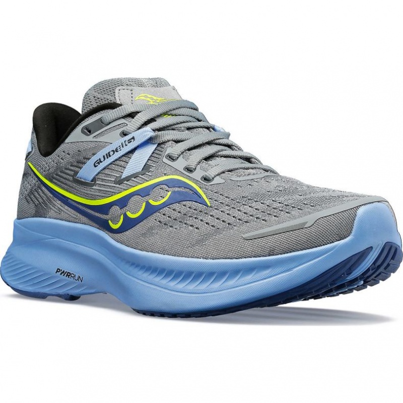 Grey Women's Saucony Guide 16 Running Shoes | AUSTRALIA-AXBFZ