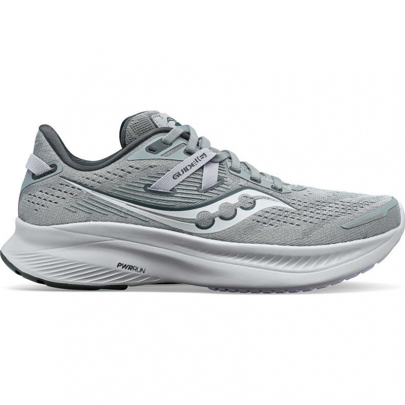 Grey Women\'s Saucony Guide 16 Running Shoes | AUSTRALIA-VNGMQ