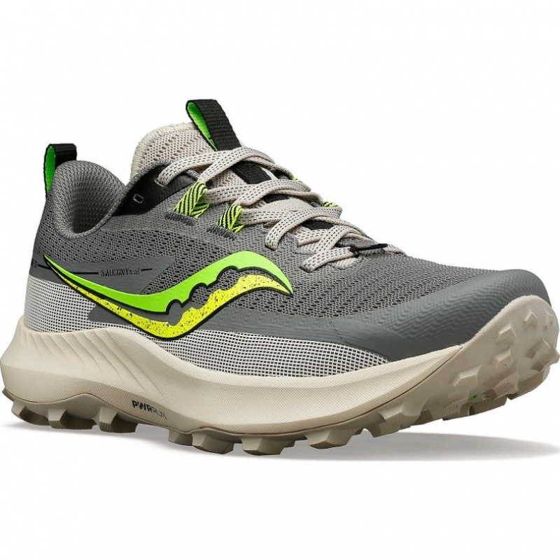 Grey Women's Saucony Peregrine 13 Trail Running Shoes | AUS-EOPYM