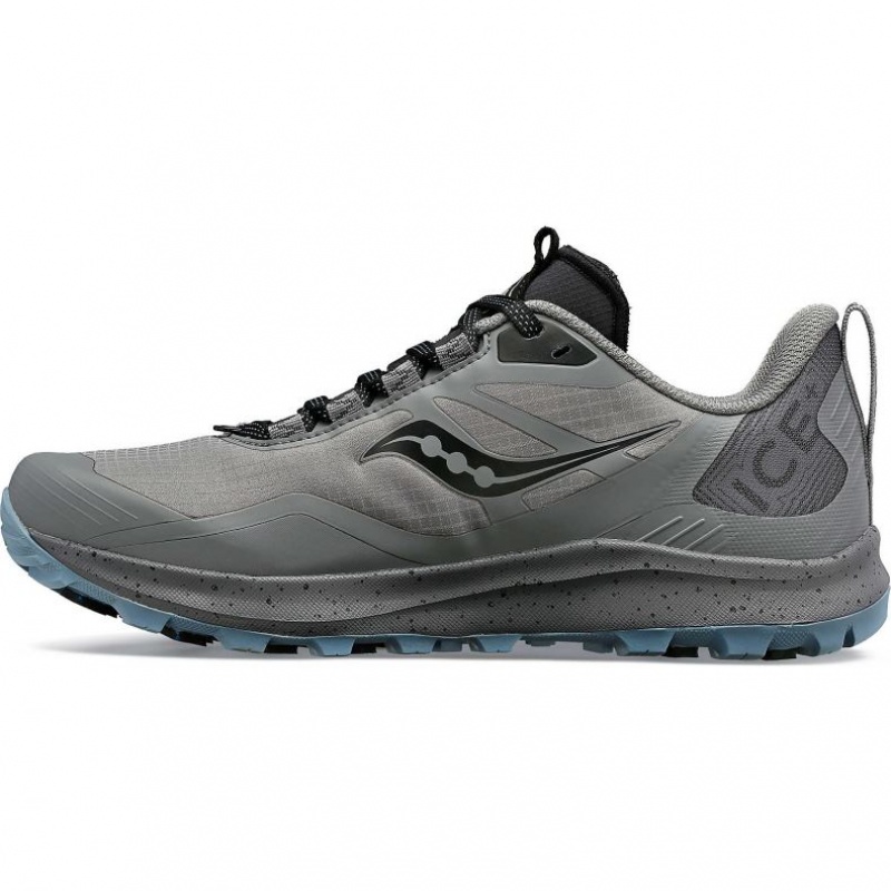 Grey Women's Saucony Peregrine ICE+ 3 Trail Running Shoes | AUSTRALIA-BFNVW