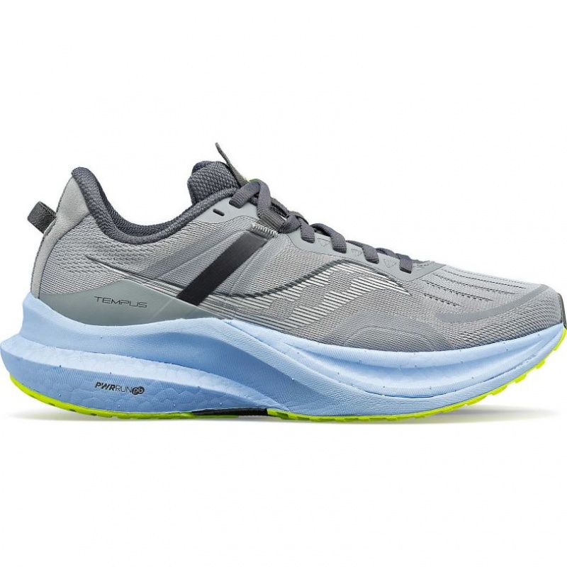 Grey Women\'s Saucony Tempus Running Shoes | AUS-RLGFW