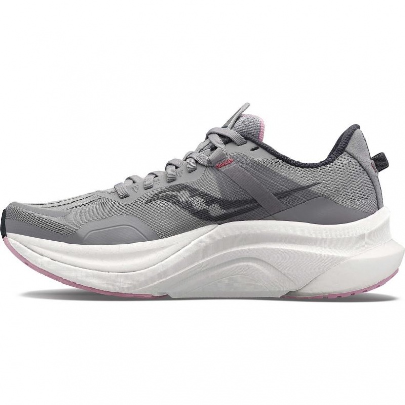 Grey Women's Saucony Tempus Wide Running Shoes | AUS-IRSKM