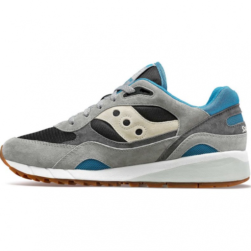 Grey / Black Men's Saucony Shadow 6000 Trainer | AUSTRALIA-MUOWQ