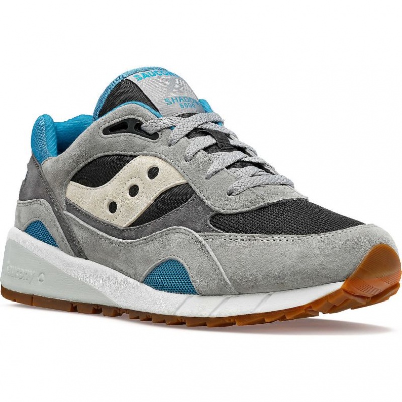 Grey / Black Men's Saucony Shadow 6000 Trainer | AUSTRALIA-MUOWQ