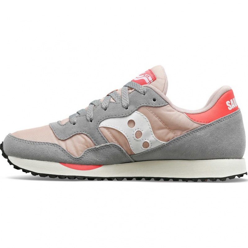 Grey / Pink Women's Saucony DXN Trainer | AUS-SFPNI