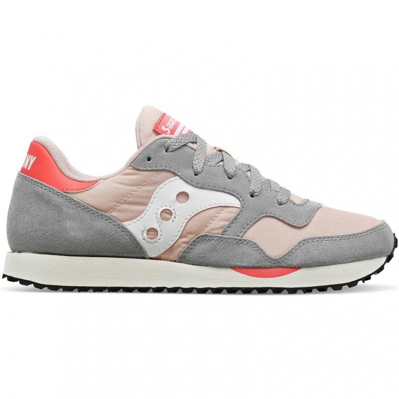 Grey / Pink Women\'s Saucony DXN Trainer | AUS-SFPNI