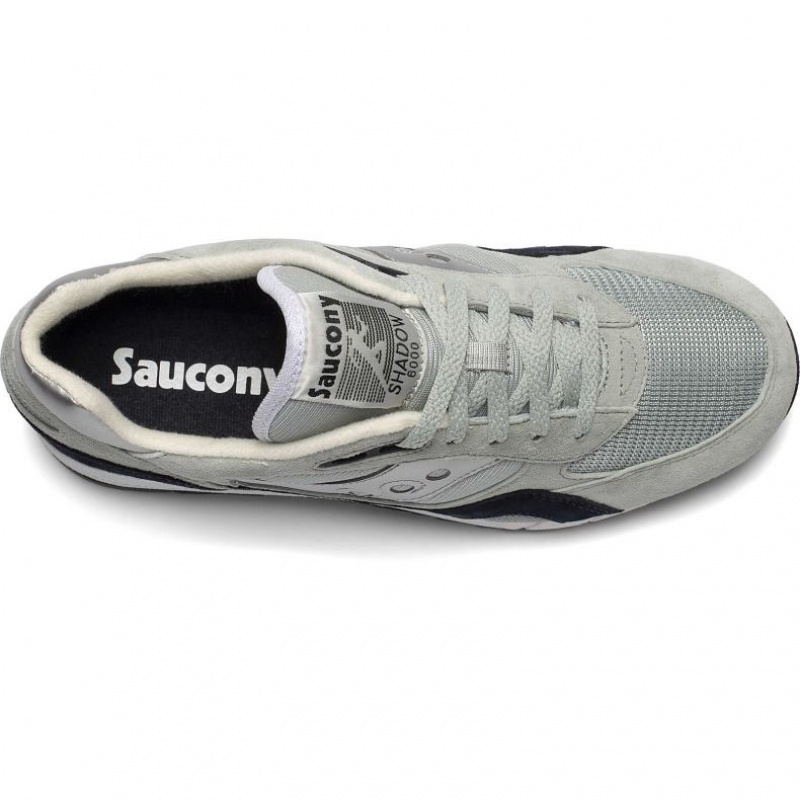 Grey / Silver Men's Saucony Shadow 6000 Trainer | AUSTRALIA-EAKBT